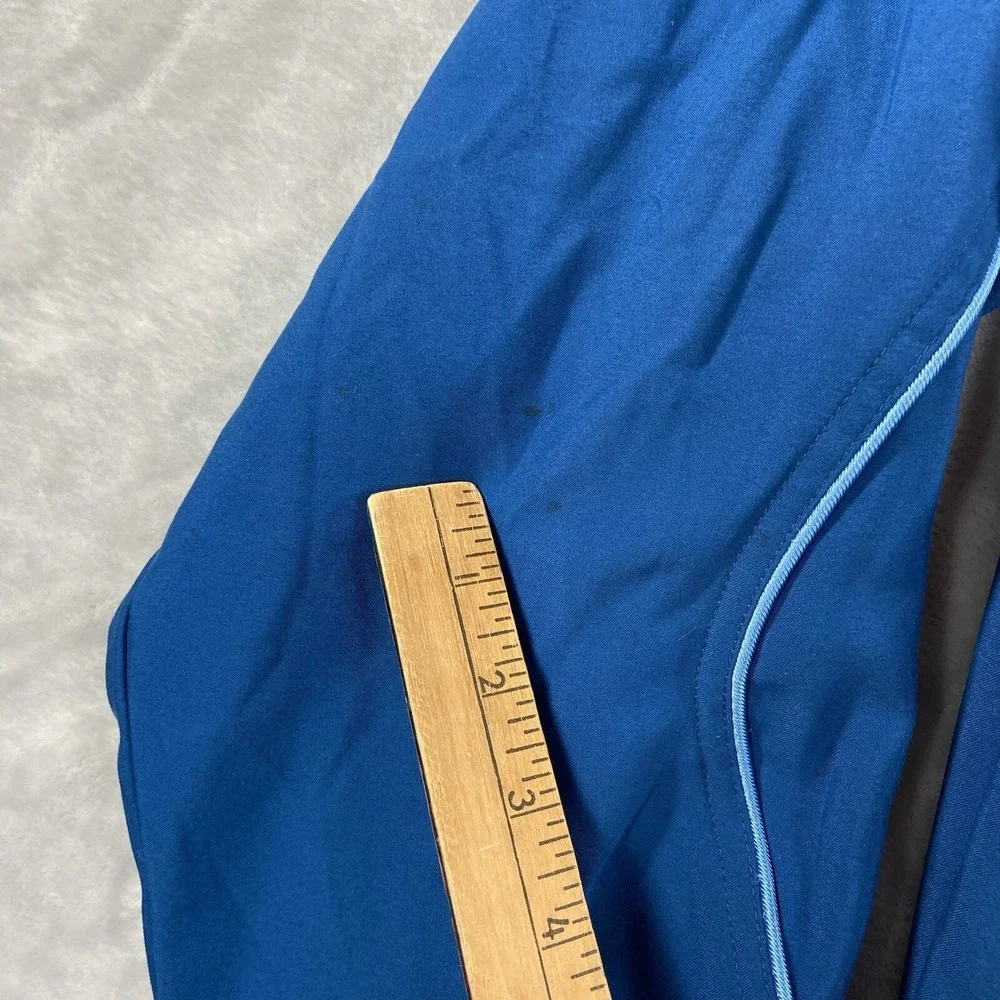 Air Jordan Jacket Mens Medium Mesh Lined Windbreaker Full Zip Activewear Blue